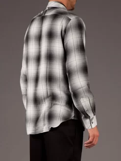 Hombre Maison Mihara Yasuhiro Camisa A Cuadros Con Manga Larga 9 Hombre Maison Mihara Yasuhiro Camisa A Cuadros Con Manga Larga -Masculina Moda Tienda 10229709 1205230 1000