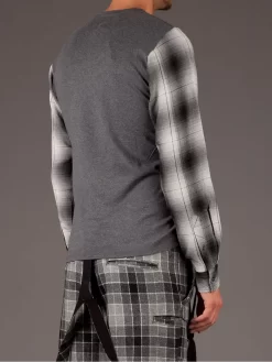 Hombre Maison Mihara Yasuhiro Camisa Con Mangas A Cuadros 9 Hombre Maison Mihara Yasuhiro Camisa Con Mangas A Cuadros -Masculina Moda Tienda 10230033 1205238 1000