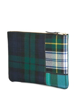 Hombre Comme Des Garçons Wallet Clutch En Patchwork A Cuadros -Masculina Moda Tienda 11797351 22360635 1000