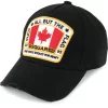 Hombre Dsquared2 Gorra De Béisbol Con Parche De Bandera Canadiense