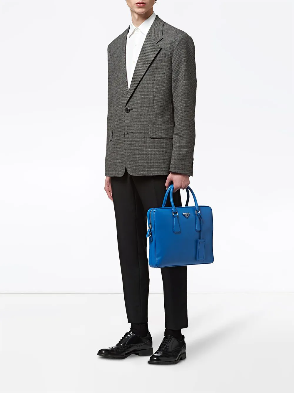 Hombre Prada Maletín Con Asas Redondas Superiores 4 Hombre Prada Maletín Con Asas Redondas Superiores - Imagen 2