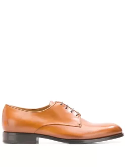Hombre Giorgio Armani Zapatos Derby Con Puntera Almendra