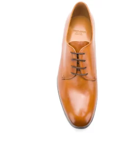 Hombre Giorgio Armani Zapatos Derby Con Puntera Almendra -Masculina Moda Tienda 13536820 21467975 1000