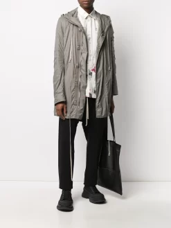 Hombre Rick Owens DRKSHDW Chubasquero Midi Con Capucha -Masculina Moda Tienda 14972368 26452562 1000