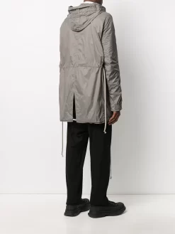 Hombre Rick Owens DRKSHDW Chubasquero Midi Con Capucha -Masculina Moda Tienda 14972368 26452567 1000