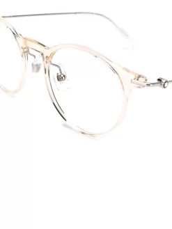 Hombre Montblanc Gafas Translúcidas Con Montura Redonda -Masculina Moda Tienda 15020509 25255780 1000