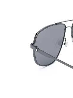 Hombre Montblanc Gafas De Sol Estilo Piloto Con Acabado Mate -Masculina Moda Tienda 15030382 25120559 1000