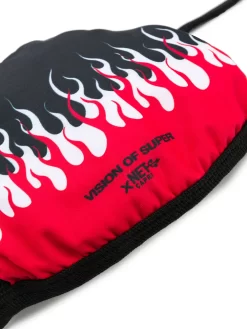 Hombre Vision Of Super Mascarilla Con Motivo De Llamas -Masculina Moda Tienda 15483830 27706514 1000