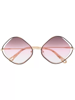 Hombre Chloé Eyewear Gafas De Sol Con Montura Cuadrada