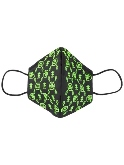 Hombre Philipp Plein Mascarilla Con Logo Bordado