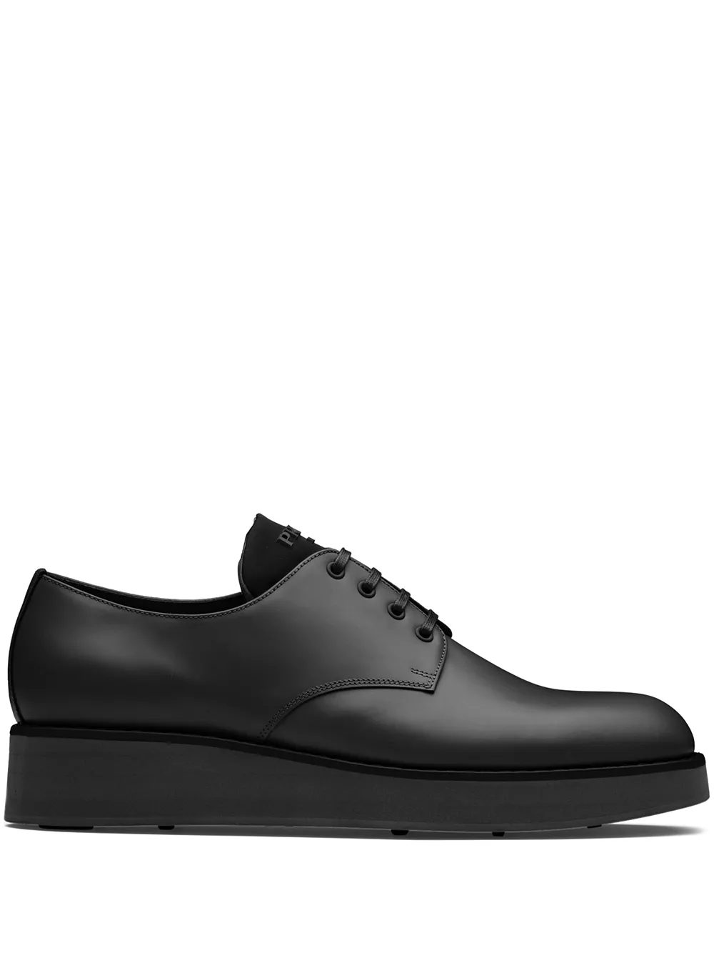 Hombre Prada Zapatos Derby Con Efecto Cepillado 3 Hombre Prada Zapatos Derby Con Efecto Cepillado