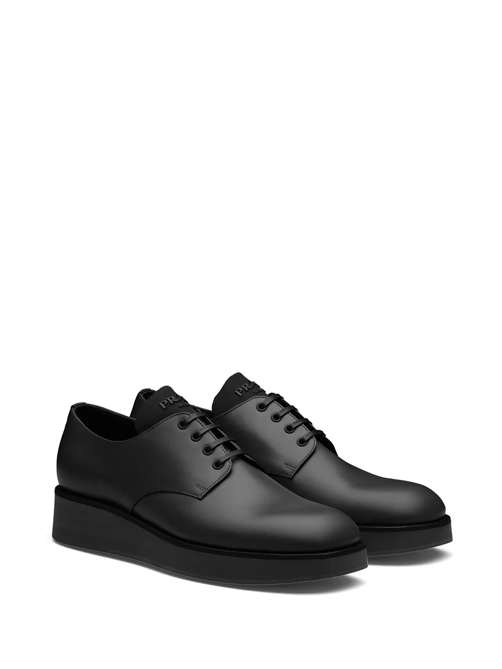 Hombre Prada Zapatos Derby Con Efecto Cepillado 4 Hombre Prada Zapatos Derby Con Efecto Cepillado - Imagen 2