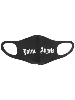 Hombre Palm Angels Mascarilla Con Logo Estampado