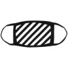 Hombre Off-White Mascarilla Con Rayas Diagonales -Masculina Moda Tienda 16046587 30328351 1000
