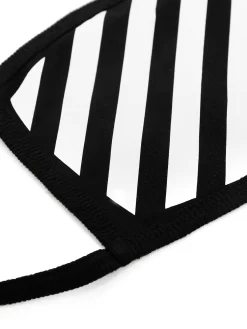 Hombre Off-White Mascarilla Con Rayas Diagonales -Masculina Moda Tienda 16046587 30328356 1000