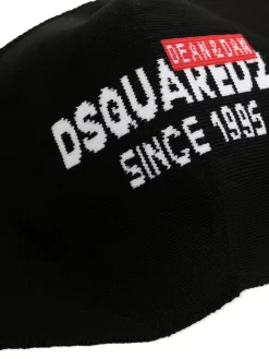 Hombre Dsquared2 Mascarilla Con Logo En Intarsia -Masculina Moda Tienda 16152748 32477376 1000
