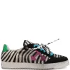 Hombre Off-White Zapatillas Bajas Con Motivo De Cebra -Masculina Moda Tienda 16274769 31589085 1000