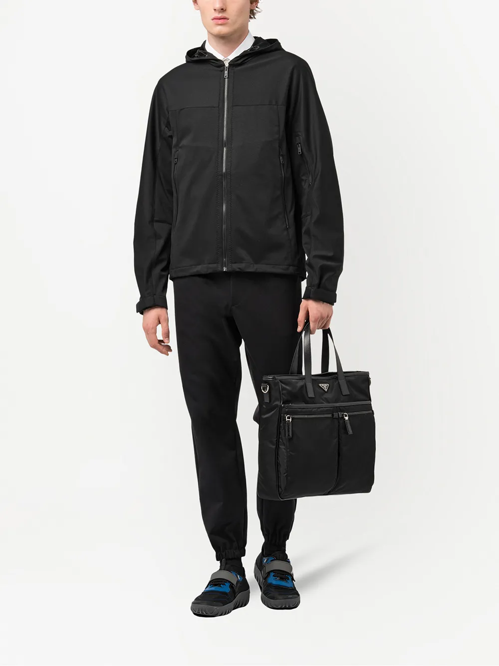 Hombre Prada Bolso Shopper Con Bolsillos Y Logo 4 Hombre Prada Bolso Shopper Con Bolsillos Y Logo - Imagen 2