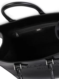 Hombre Dolce & Gabbana Bolso Shopper Edge Con Logo En Relieve -Masculina Moda Tienda 16654276 33025196 1000