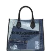 Hombre Dolce & Gabbana Bolso Shopper Vaquero Con Diseño Patchwork -Masculina Moda Tienda 16654284 33023969 1000