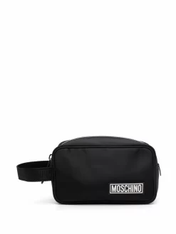 Hombre Moschino Bolso De Mano Con Parche Del Logo