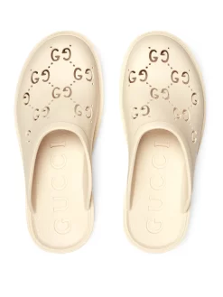 Hombre Gucci Sandalias GG Slip-on Perforadas -Masculina Moda Tienda 16770326 33256755 1000