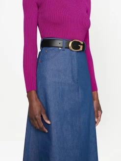 Hombre Gucci Cinturón Con Hebilla G -Masculina Moda Tienda 16780620 33168219 1000