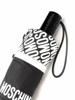 Hombre Moschino Paraguas Con Logo Estampado -Masculina Moda Tienda 16814225 33416701 1000