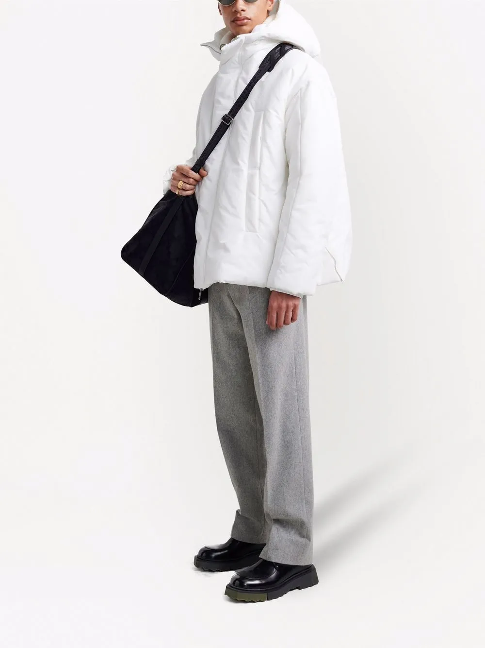 Hombre Off-White Parka Acolchada Con Capucha 4 Hombre Off-White Parka Acolchada Con Capucha - Imagen 3