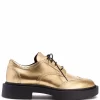 Hombre Giuseppe Zanotti Zapatos De Vestir Harold Con Efecto Metalizado -Masculina Moda Tienda 17052632 35309448 1000