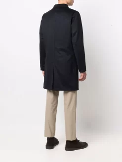 Hombre Kired Abrigo De Cachemira Con Botones -Masculina Moda Tienda 17156027 36468644 1000