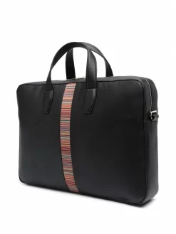 Hombre Paul Smith Bolso Shopper Con Franja Del Logo -Masculina Moda Tienda 17156122 34722555 1000