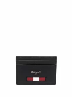 Hombre Bally Tarjetero Bharmy Con Placa Del Logo