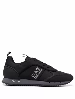 Hombre Ea7 Emporio Armani Logo-print Low-top Sneakers