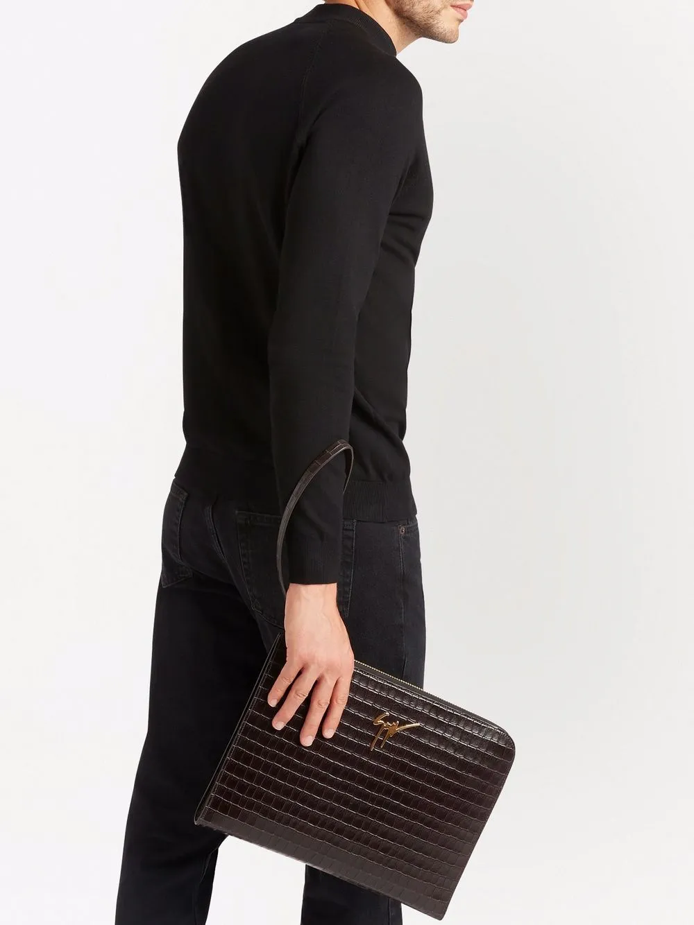 Hombre Giuseppe Zanotti Bolso De Mano Fabian 4 Hombre Giuseppe Zanotti Bolso De Mano Fabian - Imagen 2