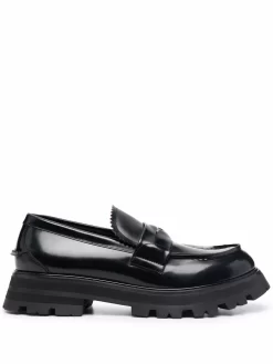 Hombre Alexander McQueen Mocasines Con Suela Dentada
