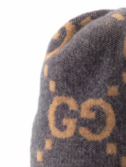Hombre Gucci Gorro De Punto Con Motivo GG -Masculina Moda Tienda 17642583 37092216 1000