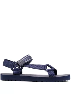 Hombre Calvin Klein Sandalias Con Puntera Abierta Y Logo