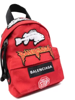 Hombre Balenciaga Mochila Con Parche Del Logo Y Cremallera 10 Hombre Balenciaga Mochila Con Parche Del Logo Y Cremallera -Masculina Moda Tienda 17730489 39025786 1000