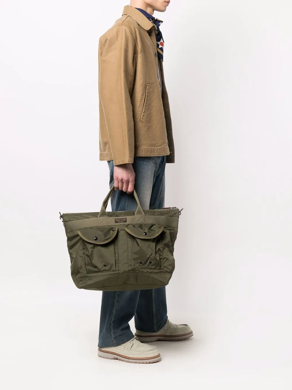 Hombre Ralph Lauren RRL Bolso Shopper Con Parche Del Logo 4 Hombre Ralph Lauren RRL Bolso Shopper Con Parche Del Logo - Imagen 2