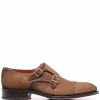 Hombre Santoni Zapatos Monk Con Correa Doble -Masculina Moda Tienda 17838612 37644972 1000
