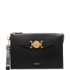 Hombre Versace Bolso De Mano Con Placa Medusa