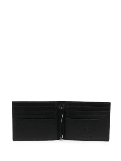 Hombre Ferrari Cartera Con Placa Del Logo Y Efecto Arrugado -Masculina Moda Tienda 17922697 39280139 1000