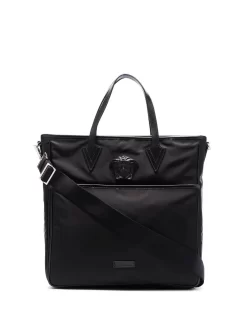 Hombre Versace Bolso Shopper Con Placa Medusa Head