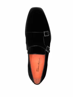 Hombre Santoni Zapatos Monk Con Detalle De Hebilla -Masculina Moda Tienda 17965399 38637924 1000