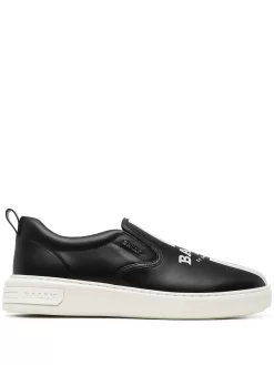 Hombre Bally Zapatillas Slip-on Con Logo Estampado