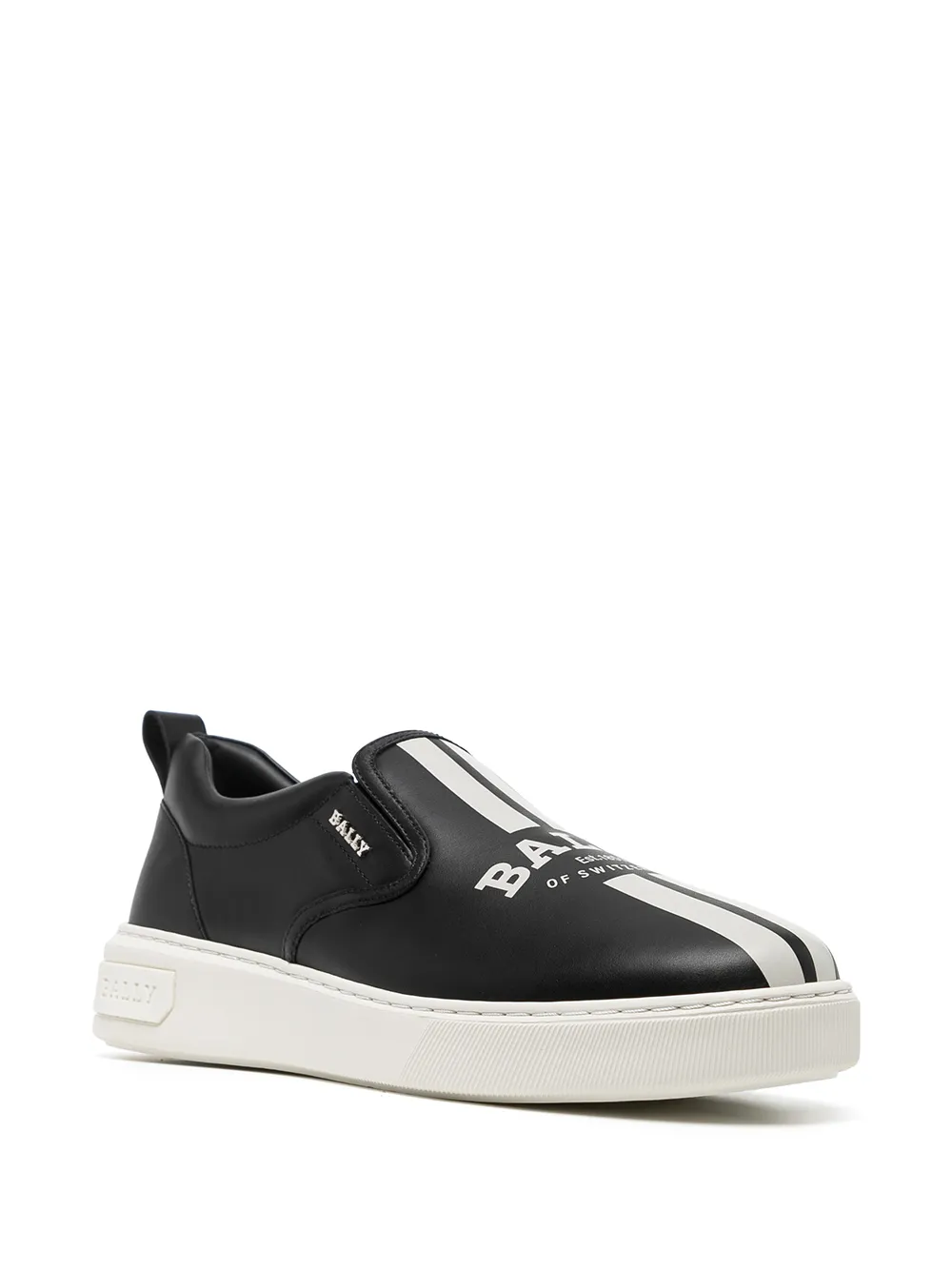 Hombre Bally Zapatillas Slip-on Con Logo Estampado 4 Hombre Bally Zapatillas Slip-on Con Logo Estampado - Imagen 2