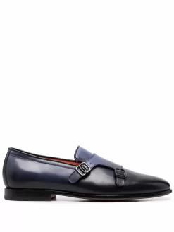 Hombre Santoni Zapatos Monk Con Efecto Ombré