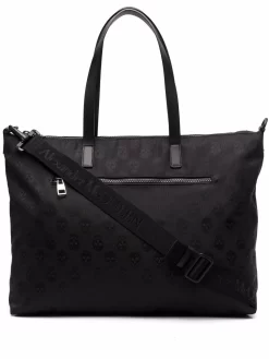 Hombre Alexander McQueen Bolso Shopper Con Monograma