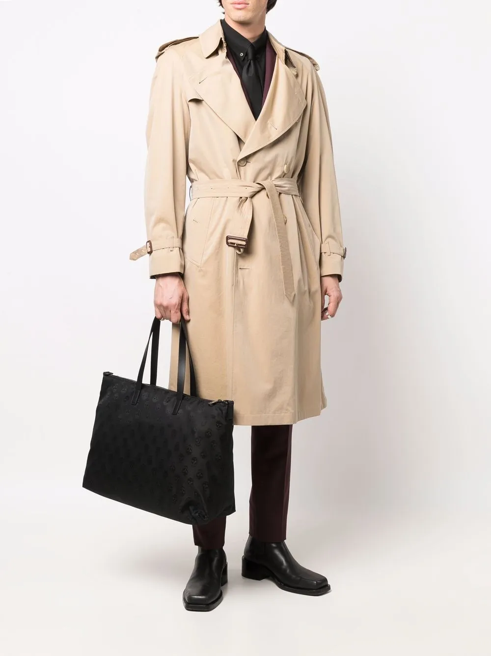 Hombre Alexander McQueen Bolso Shopper Con Monograma 4 Hombre Alexander McQueen Bolso Shopper Con Monograma - Imagen 2